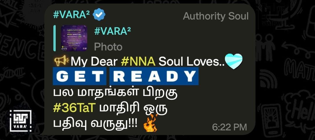 Get Ready — பல மாதங்கள் பிறகு #36TaT மாதிரி ஒரு பதிவு வருது 1