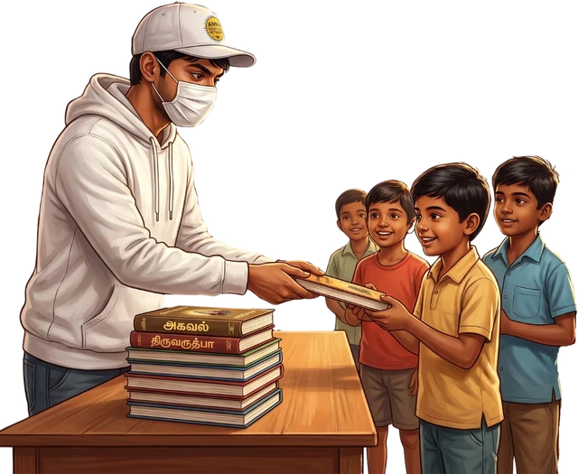 வரா — நூல்கள் வழங்குதல்